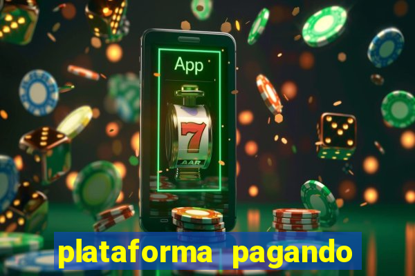 plataforma pagando bonus no cadastro